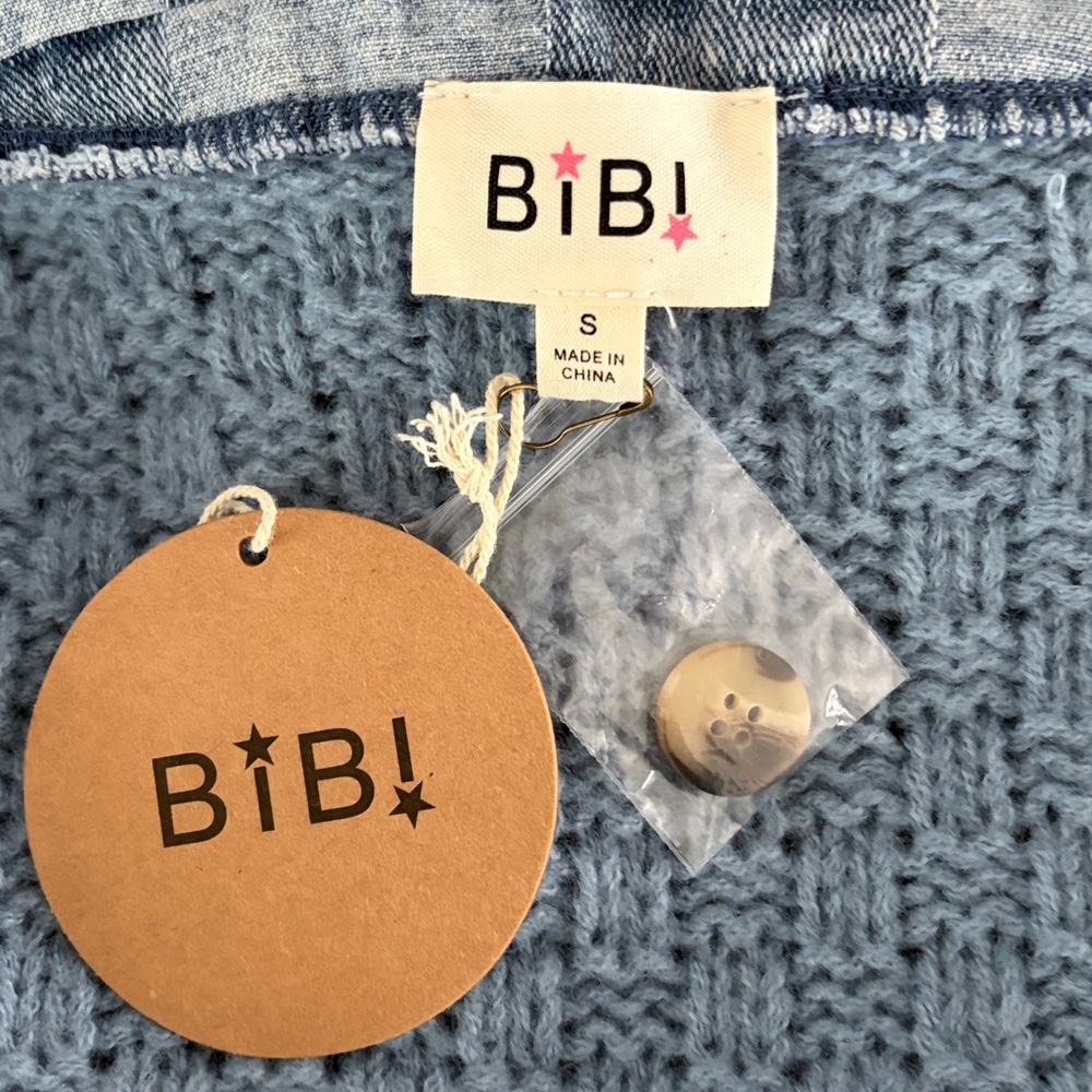 🆕 BiBi Hooded Knit Cardigan Jacket - Picture 5 of 6